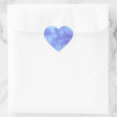 Blue Storm Heart Sticker (Tasche)