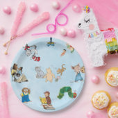 Blue Storybook Themed Paper Plate Pappteller (Party)