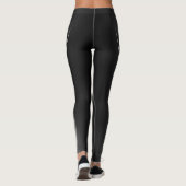Blue Streak Design Leggings (Rückseite)