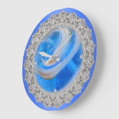 Blue Streak Große Wanduhr (Winkel)