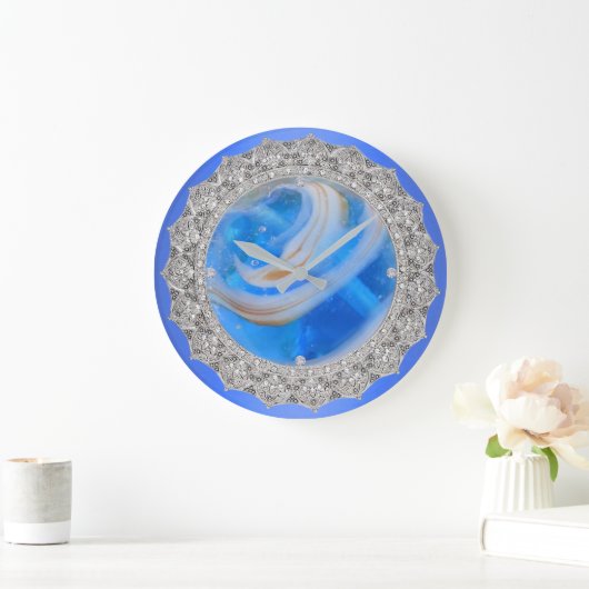 Blue Streak Große Wanduhr (Zuhause)