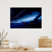 Blue Streak Poster (Küche)