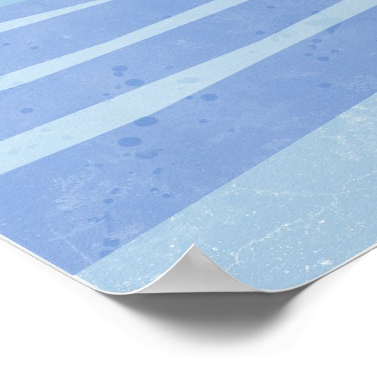 Blue Streets Poster (Ecke)