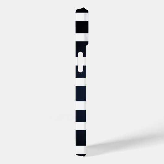 Blue Streifen & Gold Anker Nautic Case-Mate iPhone Hülle (Rückseite / Rechts)