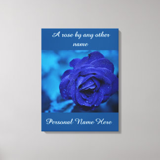 Blue Stretched Canvas Print Leinwanddruck