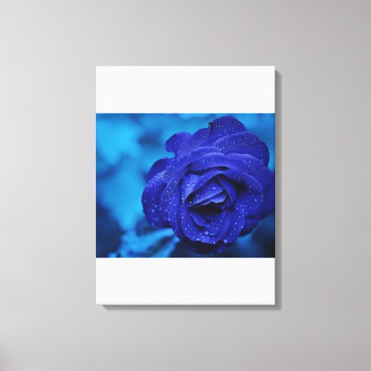 Blue Stretched Canvas Print Leinwanddruck (Vorderseite)