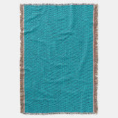 Blue Strickwoll Texture Closeup Decke (Vorderseite Vertikal)