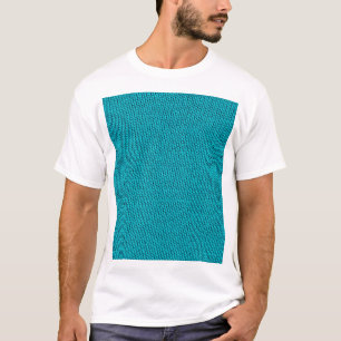 Blue Strickwoll Texture Closeup T-Shirt