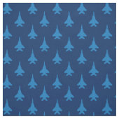 Blue Strike Eagle Fighter Jet Muster Stoff (Muster)