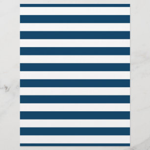 Blue Strip Baby Scrapbook Paper