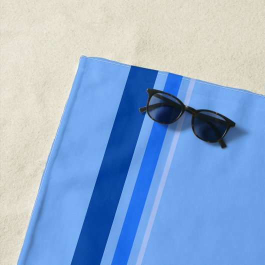 Blue Strip Beach Handtuch (Beispiel)