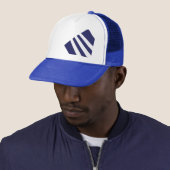 ~Blue Strip~ BLAU STRIPE, KUSTOMIZE IT Truckerkappe (Beispiel)
