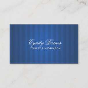 Blue Strip Business Card Visitenkarte