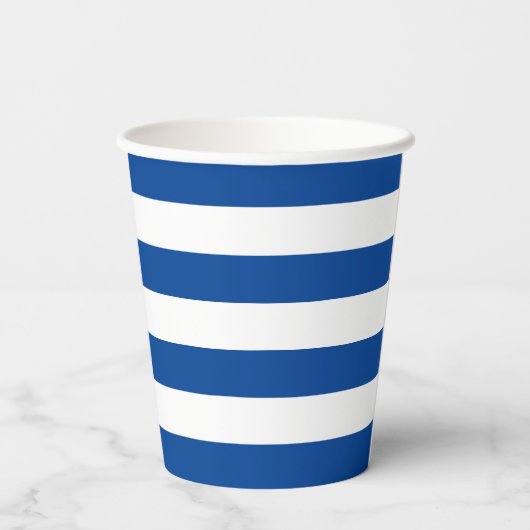 Blue Strip Paper Cup Pappbecher (Rückseite)