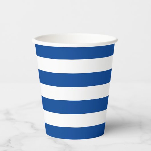 Blue Strip Paper Cup Pappbecher (Vorderseite)