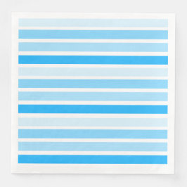 Blue Strip Paper Dinner Napkins Serviette