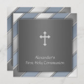 Blue Stripe Boys erste Kommune Einladung (Vorne/Hinten)