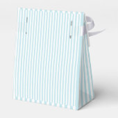 Blue Stripe Coastal Preppy Geschenkschachtel (Rückseite)