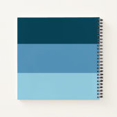 Blue Stripe Letters to My Son Keepake Journal Notizblock (Rückseite)