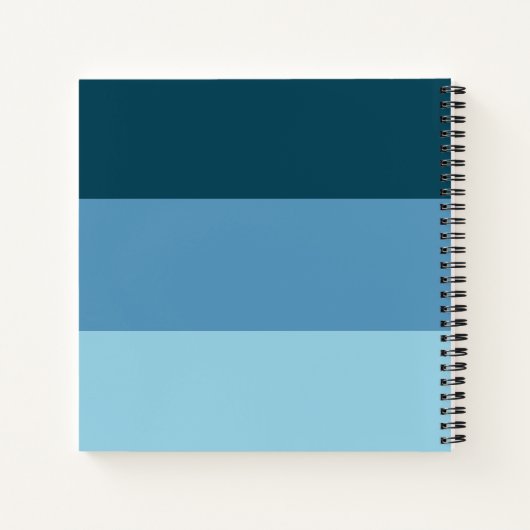 Blue Stripe Letters to My Son Keepake Journal Notizblock (Rückseite)