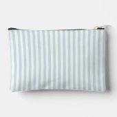 Blue Stripe Manatee Coastal Makeup Zubehörtasche (Rückseite)