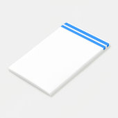 Blue Stripe Notes Post-it Klebezettel (angewinkelt)