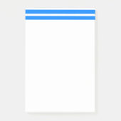 Blue Stripe Notes Post-it Klebezettel (Vorderseite)