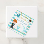 Blue Stripe Red Hair Boy Erste Heilige Kommune Geschenkanhänger (Beispiel)