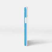 Blue Stripe Snowflake Seamless Winter Pattern iPhone Hülle (Rechte Seite)