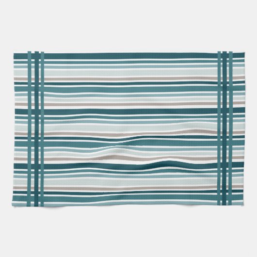 Blue Striped Kitchen Towels Geschirrtuch (Horizontal)