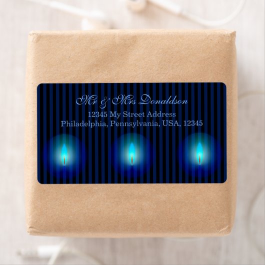 Blue Stripes-Adresse (Insitu)