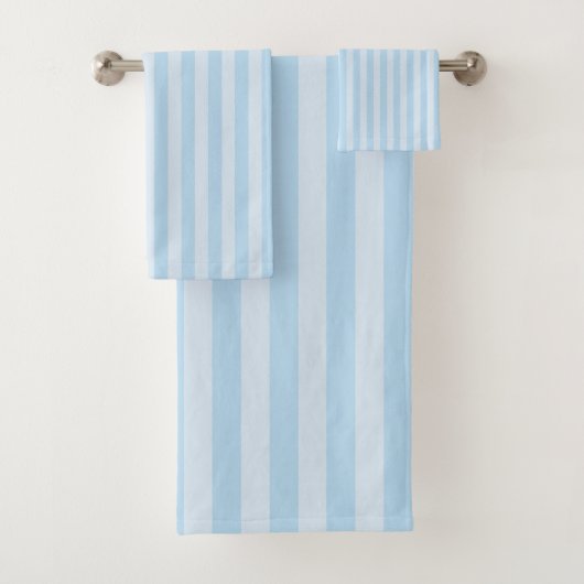 Blue Stripes Bath Towel Badhandtuch Set (Insitu)