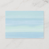 Blue Stripes Display Duschekarte Begleitkarte (Rückseite)
