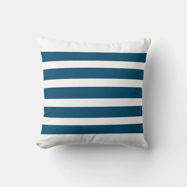 Blue Stripes Kissen (Vorderseite)