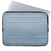 Blue stripes laptopschutzhülle (Vorderseite)