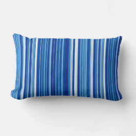 Blue Stripes Lumbar Pillow Lendenkissen