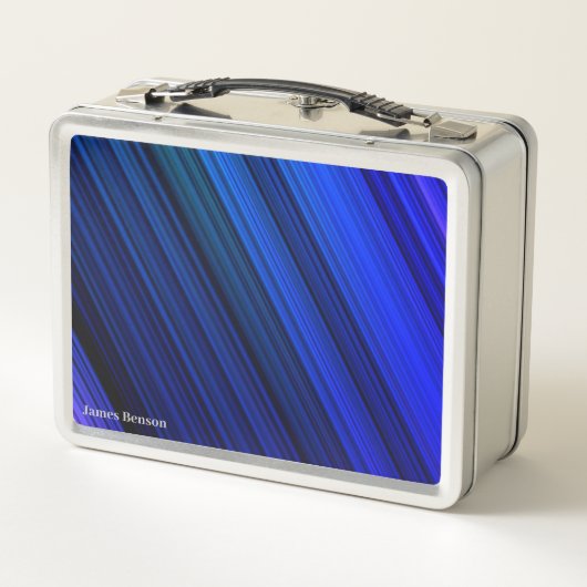 Blue Stripes Lunchbox (Rückseite)