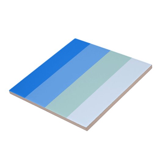 Blue Stripes Maritime Fliese (Seite)