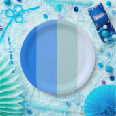 Blue Stripes Maritime Pappteller (Party)