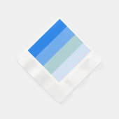 Blue Stripes Maritime Serviette (Ecke)