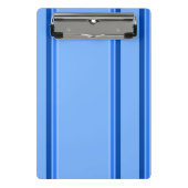 Blue Stripes Mini-Zwischenablage Mini Klemmbrett (Vorderseite)
