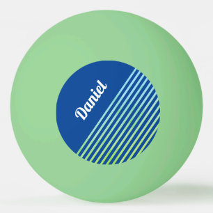 Blue Stripes Modern Geoname Gewinner Sport Tischtennisball