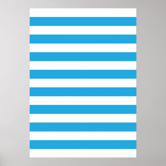 Blue Stripes Poster (Vorne)