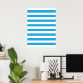 Blue Stripes Poster (Heimbüro)