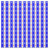 Blue Stripes Red White Stars Stoff (Muster)