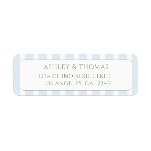 Blue Stripes Return Address (Vorne)
