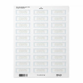 Blue Stripes Return Address (Vorne)