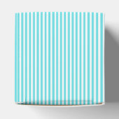 Blue Stripes The Future Mrs. Love Birds Geschenkschachtel (Oben)