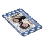Blue Striping Custom Foto Flex Magnet (Rechte Seite)