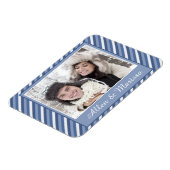 Blue Striping Custom Foto Flex Magnet (Linke Seite)